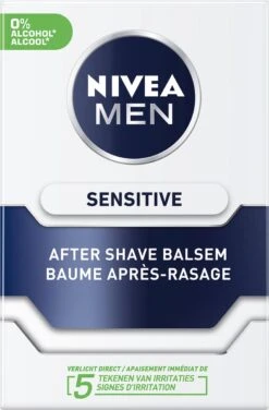 NIVEA MEN Sensitive Aftershave Balsem - 100 Ml -Verzorgingsproductenwinkel 789x1200 2