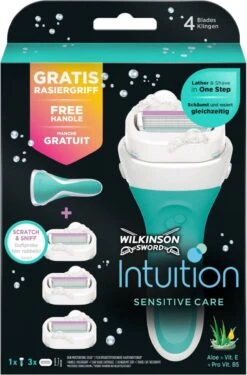 Wilkinson Woman Scheermes Voordeelverpakking Intuition Sensitive Care 1 Set -Verzorgingsproductenwinkel 791x1200