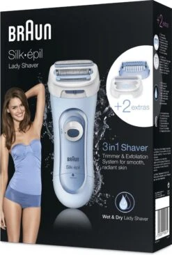 Braun Silk-épil Lady Shaver 5-160 - Bleu - 3en1 Pour Femme - Rasoir Électrique - Tondeuse & Exfoliation 20 Braun Silk-épil Lady Shaver 5-160 - Bleu - 3en1 Pour Femme - Rasoir Électrique - Tondeuse & Exfoliation -Verzorgingsproductenwinkel 809x1200 4