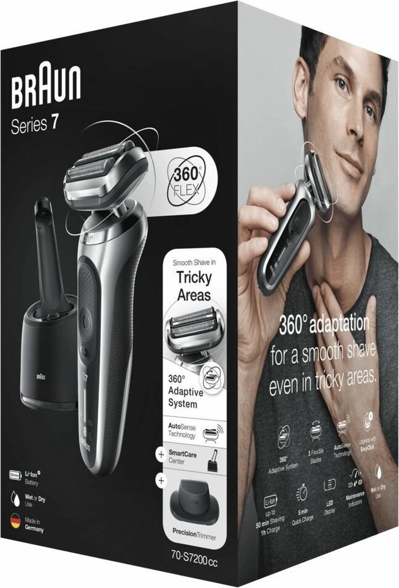 Braun Series 7 70-S7200cc Silver 3 Braun Series 7 70-S7200cc Silver - Afbeelding 3