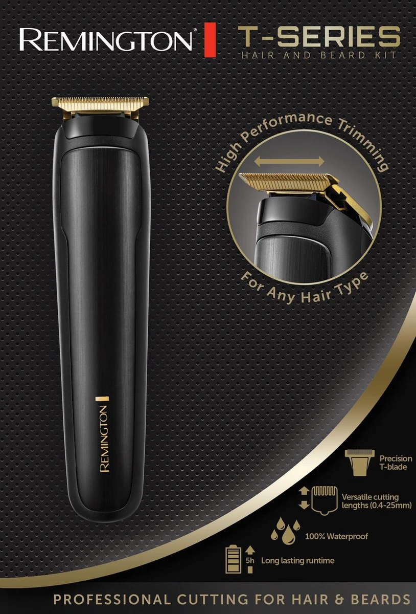 Remington T-Series Baard & Haar - Baardtrimmer/Tondeuse MB7050 10 Remington T-Series Baard & Haar - Baardtrimmer/Tondeuse MB7050 - Afbeelding 10