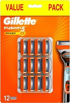 Gillette® Gillette Fusion5 Power Scheermesjes Mannen - 12 Stuks -Verzorgingsproductenwinkel 821x1200