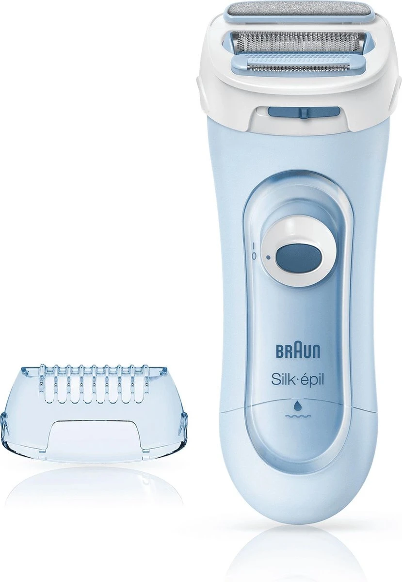 Braun Silk-épil Lady Shaver 5-160 - Bleu - 3en1 Pour Femme - Rasoir Électrique - Tondeuse & Exfoliation 11 Braun Silk-épil Lady Shaver 5-160 - Bleu - 3en1 Pour Femme - Rasoir Électrique - Tondeuse & Exfoliation - Afbeelding 11