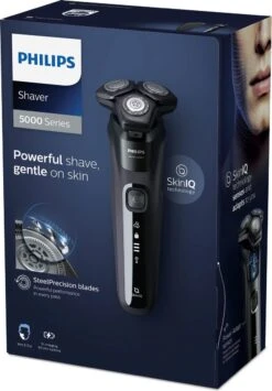 Philips SHAVER Series 5000 Elektrisch Scheerapparaat, SteelPrecision-mesjes, Wet & Dry - S5588/30 -Verzorgingsproductenwinkel 836x1200 2