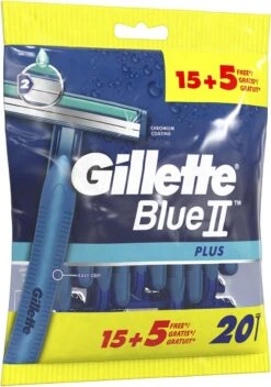 Gillette® Gillette BlueII Plus Wegwerpmesjes Mannen - 20 Stuks 17 Gillette® Gillette BlueII Plus Wegwerpmesjes Mannen - 20 Stuks -Verzorgingsproductenwinkel 841x1200