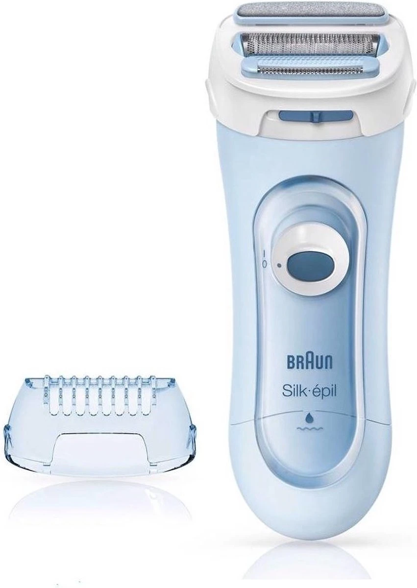 Braun Silk-épil Lady Shaver 5-160 - Bleu - 3en1 Pour Femme - Rasoir Électrique - Tondeuse & Exfoliation 9 Braun Silk-épil Lady Shaver 5-160 - Bleu - 3en1 Pour Femme - Rasoir Électrique - Tondeuse & Exfoliation - Afbeelding 9