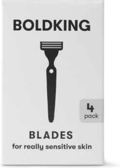 Boldking The Refill Blades 4x - Scheermesjes Voor Zeer Gevoelige Huid