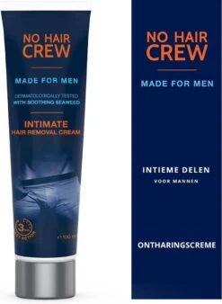 NO HAIR CREW – Premium Ontharingscreme Intieme Delen – Ontharing Mannen – 100 Ml - Intimate Hair Removal Cream - Ontharen Eraser For Men Zone Intiem Voor Man Genitalien -Verzorgingsproductenwinkel 877x1200 1