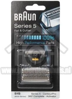 Braun Combipack 51S Folie En Messenblok - Vervangend Scheerblad 29 Braun Combipack 51S Folie En Messenblok - Vervangend Scheerblad -Verzorgingsproductenwinkel 877x1200