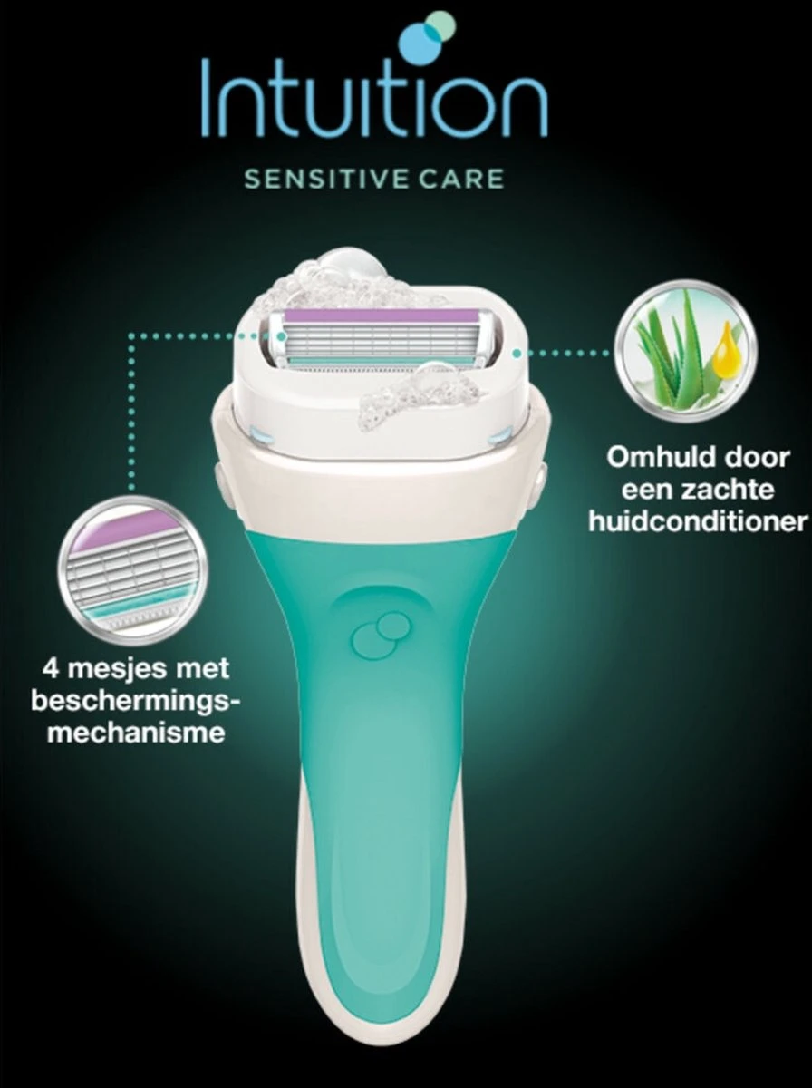 Wilkinson Intuition Sensitive Care 4 Scheermesjes - Navulling 2 Wilkinson Intuition Sensitive Care 4 Scheermesjes - Navulling - Afbeelding 2