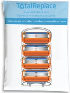 4x Scheermesjes - Compatibel Met Gillette Fusion Scheermes (5 Blades) Vervanging 7 4x Scheermesjes - Compatibel Met Gillette Fusion Scheermes (5 Blades) Vervanging -Verzorgingsproductenwinkel 904x1200