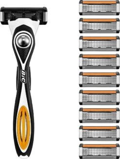 BIC Scheermesjes - Hybrid 5 Flex Scheersysteem Met 10 Navullingen - Bundelvoordeel -Verzorgingsproductenwinkel 910x1200