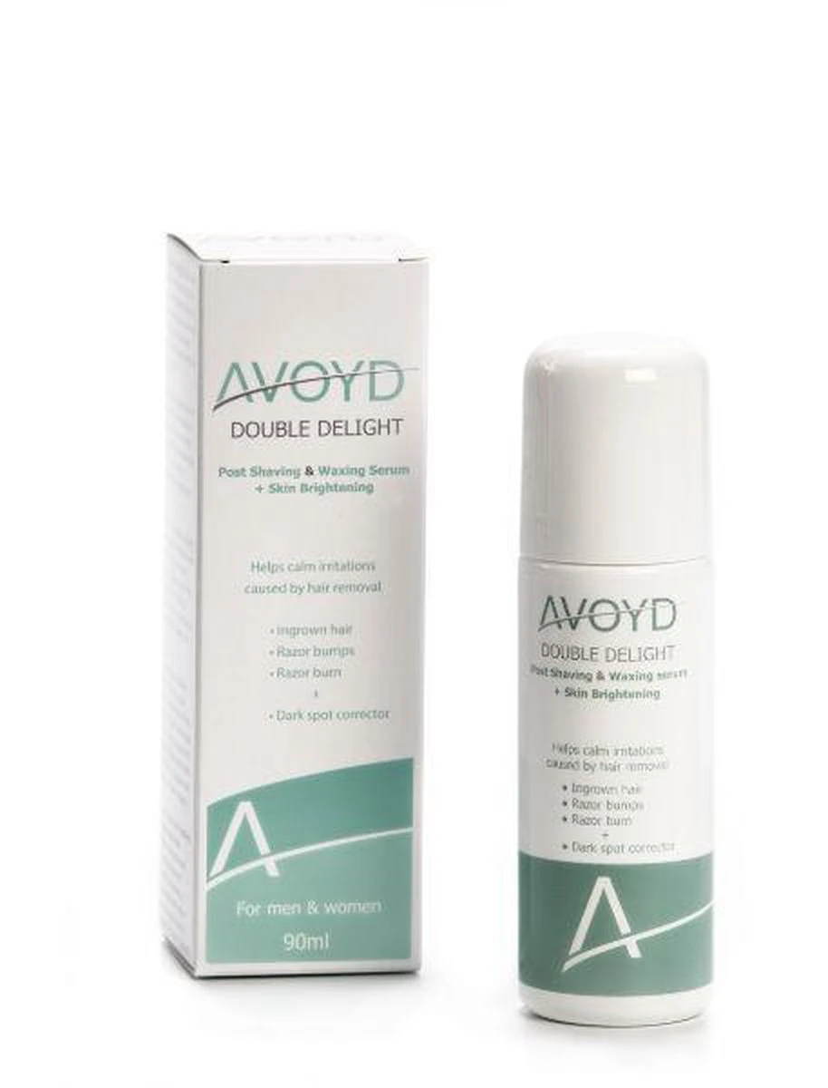 Avoyd Double Delight 90ml - Voorkomt En Verhelpt Ingegroeide Haartjes, Scheerirritatie En Scheerbultjes. Daarnaast Reduceert Het Pigmentvlekjes - Geschikt Voor M/v - 043 3 Avoyd Double Delight 90ml - Voorkomt En Verhelpt Ingegroeide Haartjes, Scheerirritatie En Scheerbultjes. Daarnaast Reduceert Het Pigmentvlekjes - Geschikt Voor M/v - 043 - Afbeelding 3