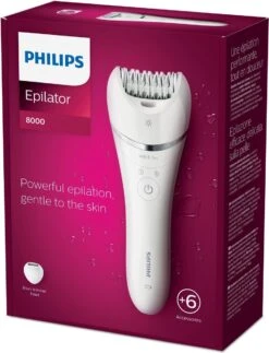 Philips Series 8000 BRE715/00 - Wet & Dry - Epilator - Wit -Verzorgingsproductenwinkel 918x1200
