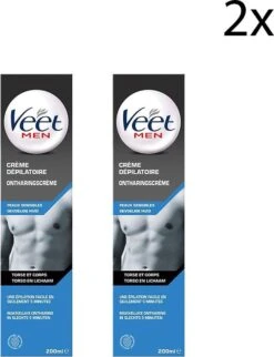 Veet - Men - Ontharingscrème - Gevoelige Huid - 2 X 200 Ml 28 Veet - Men - Ontharingscrème - Gevoelige Huid - 2 X 200 Ml -Verzorgingsproductenwinkel 921x1200