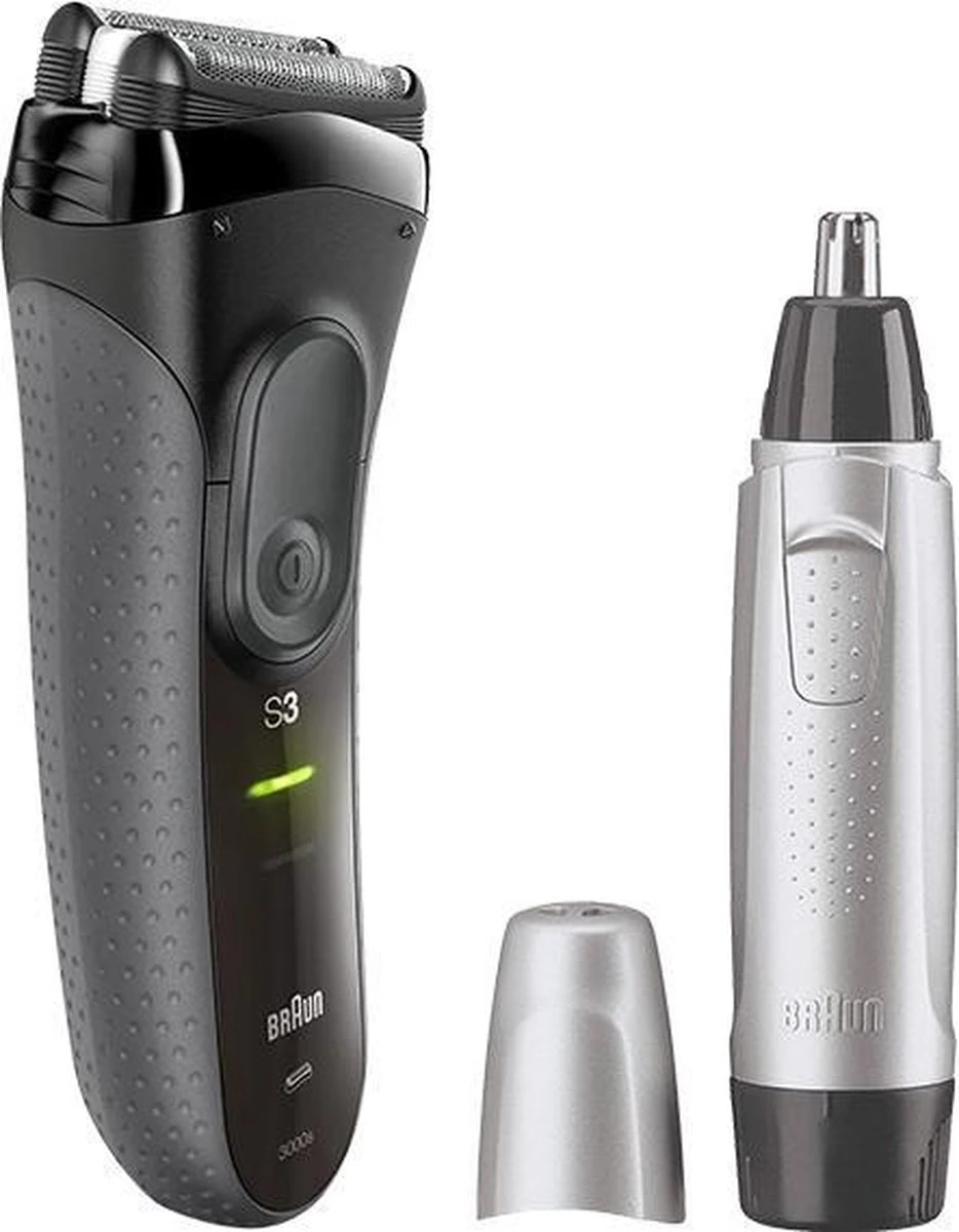 Braun Series 3 3000s Elektrische Scheerapparaat + EN10 Neustrimmer 11 Braun Series 3 3000s Elektrische Scheerapparaat + EN10 Neustrimmer - Afbeelding 11