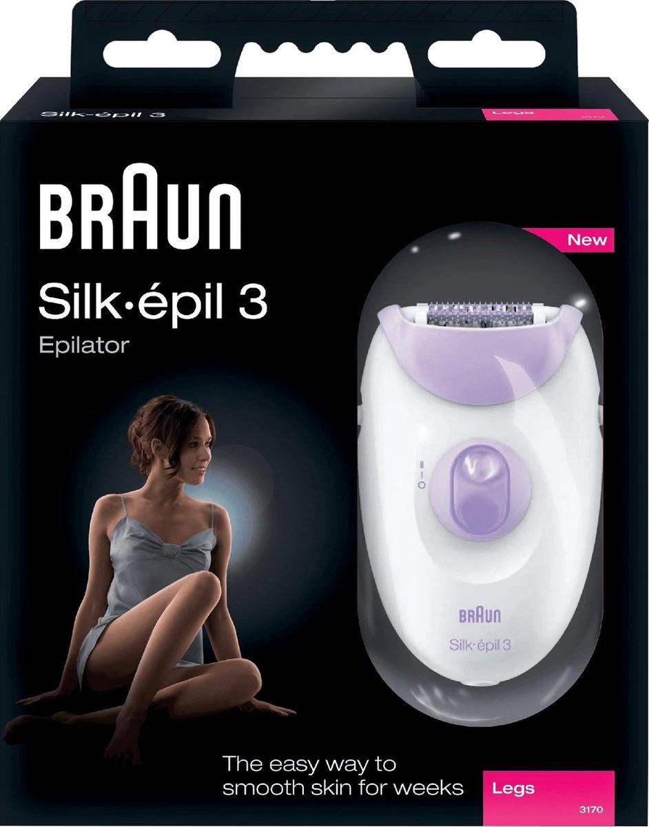 Braun Silk-épil 3-170 Epilator Voor Langdurige Ontharing 14 Braun Silk-épil 3-170 Epilator Voor Langdurige Ontharing - Afbeelding 14