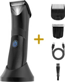 BAØRD Baardtrimmer Voor Mannen – Waterdicht – Draadloze Tondeuse - Trimmer Voor Baard & Lichaam – Scheerapparaat – Bodygroomer - Haartrimmer – Baardverzorging – Barber – Oplaadbaar - Zwart