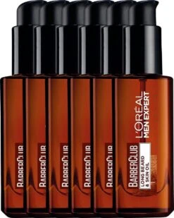 L'Oréal Paris Men Expert BarberClub Baardolie - Voor Lange Baard En Huid - 6 X 30 Ml - Multiverpakking