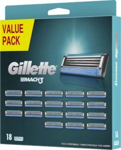 Gillette® Gillette Mach3 Navulmesjes - 18 Stuks -Verzorgingsproductenwinkel 970x1200 2
