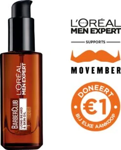 L'Oréal Paris Men Expert BarberClub Baardolie - Voor Lange Baard En Huid - 6 X 30 Ml - Multiverpakking -Verzorgingsproductenwinkel 970x1200 4