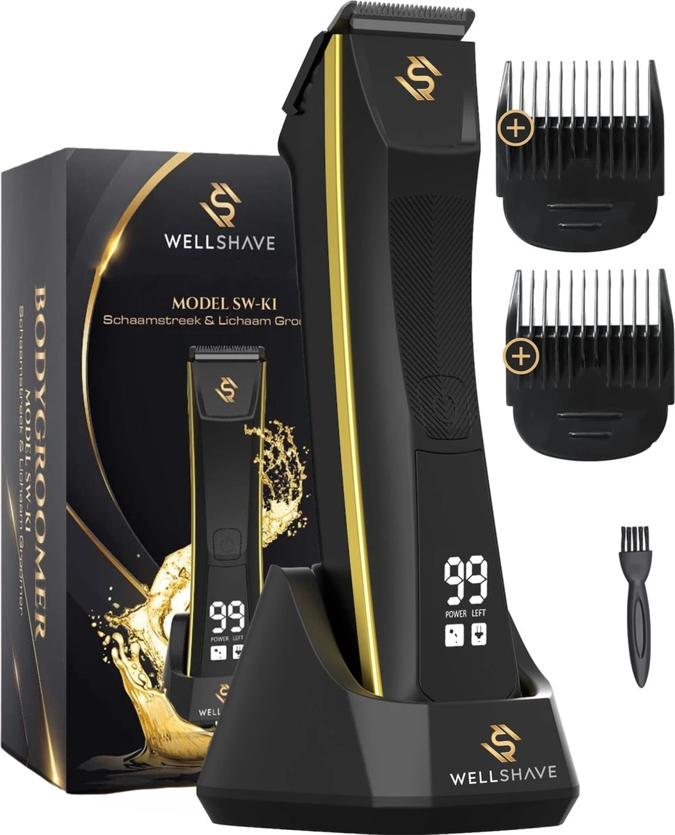 Wellshave Baardtrimmer Mannen - Trimmer Voor Baard En Lichaam - Bodytrimmer Heren 1 Wellshave Baardtrimmer Mannen - Trimmer Voor Baard En Lichaam - Bodytrimmer Heren