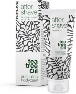 Australian Bodycare After Shave 100 Ml - Aftershave Balsem Met Tea Tree Olie Voor Mannen Tegen Rode Bultjes En Ingegroiede Haren Na Het Scheren - Geeft Directe Verlichting Na Het Scheren - Versterkt, Verkoelt, Kalmeert En Verzacht De Huid
