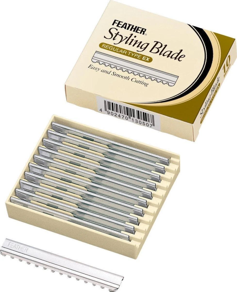 Feather Styling Blade - 10 Stuks - Scheermesjes 5 Feather Styling Blade - 10 Stuks - Scheermesjes - Afbeelding 5