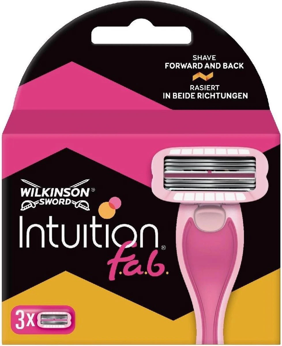 Wilkinson Intuition Fab 3 Scheermesjes - Navulling 1 Wilkinson Intuition Fab 3 Scheermesjes - Navulling