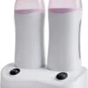 Wax Apparaat Ontharen Dubbele Cartridge Wax Epilator Roller Wax Epilator Elektrische Wax Warmte Roller Braziliaanse Wax Verwijdering Wax Warmer Lichaam OntharingsmachineWAx Apparaat