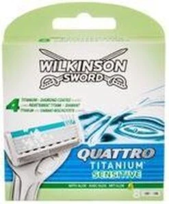 Wilkinson Sword Quattro Titanium Sensitive Razor Blades - 8pcs 5 Wilkinson Sword Quattro Titanium Sensitive Razor Blades - 8pcs -Verzorgingsproductenwinkel 994x1200